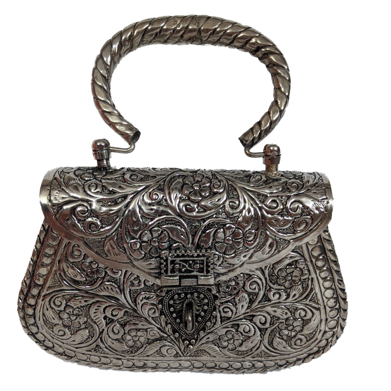 Ranga Clutch, Ornate brass bag, Metal Purse, Antique Bag, Gold Purse, Boho,  Gypsy, Cigarette Case