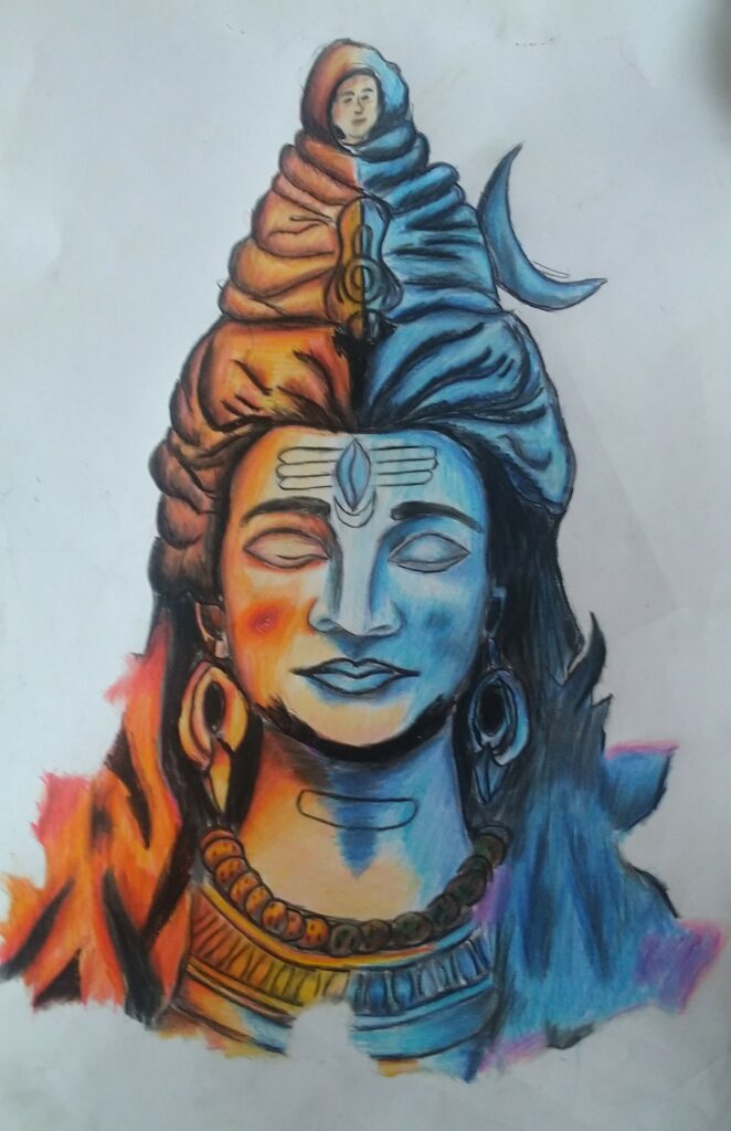 Download Beautiful Lord Shiva Sketch Pictures  Wallpaperscom